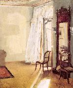 Adolph von Menzel The French Window oil painting artist